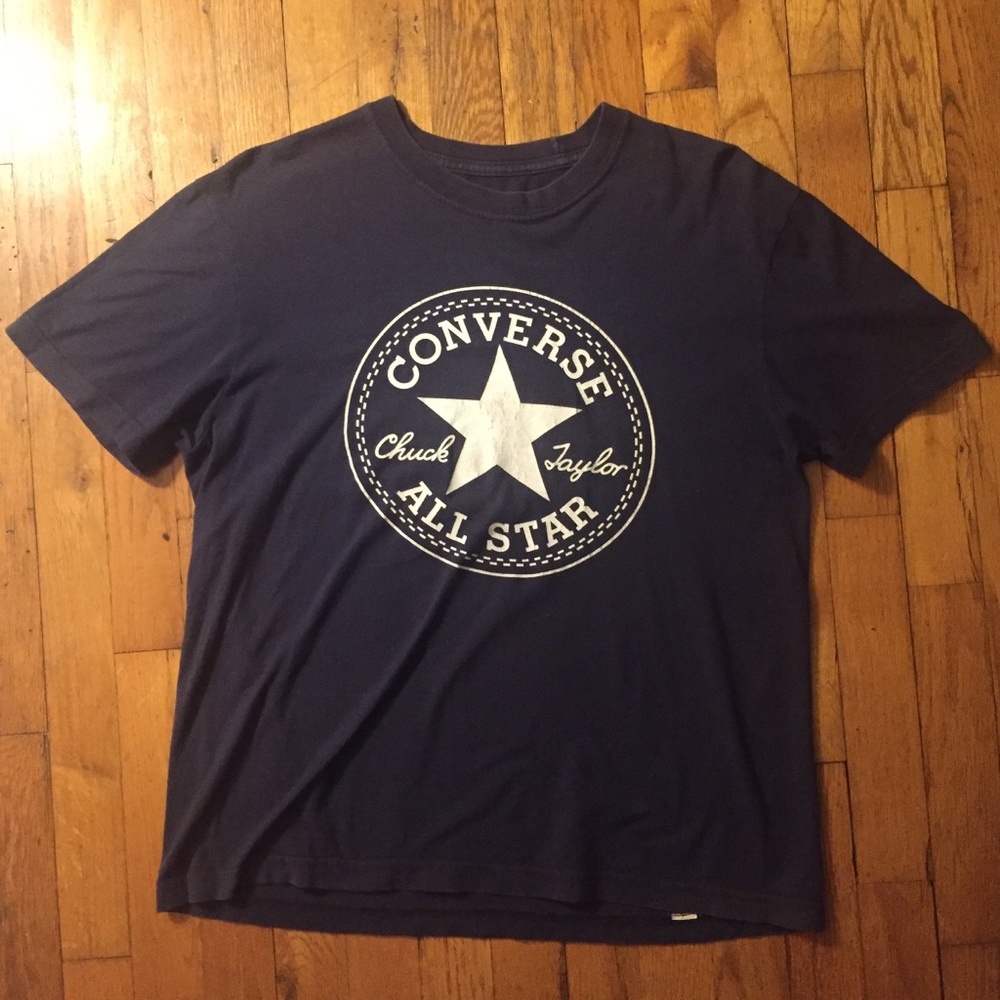 3 for $30🎉 Converse Logo T Shirt Navy Blue
